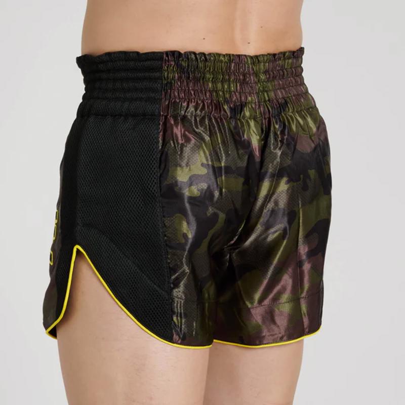 Leone CAMO thai/kick FIGHT SHORTS -GREEN